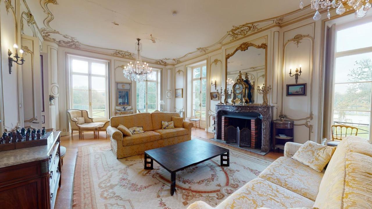 Le Boulay-Morin Chateau Du Boulay Morin מראה חיצוני תמונה The living room