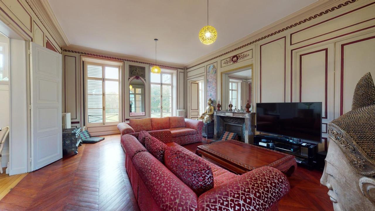 Le Boulay-Morin Chateau Du Boulay Morin מראה חיצוני תמונה The living room